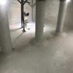 Виконана обмазувальна гідроізоляція резервуарів зсередини