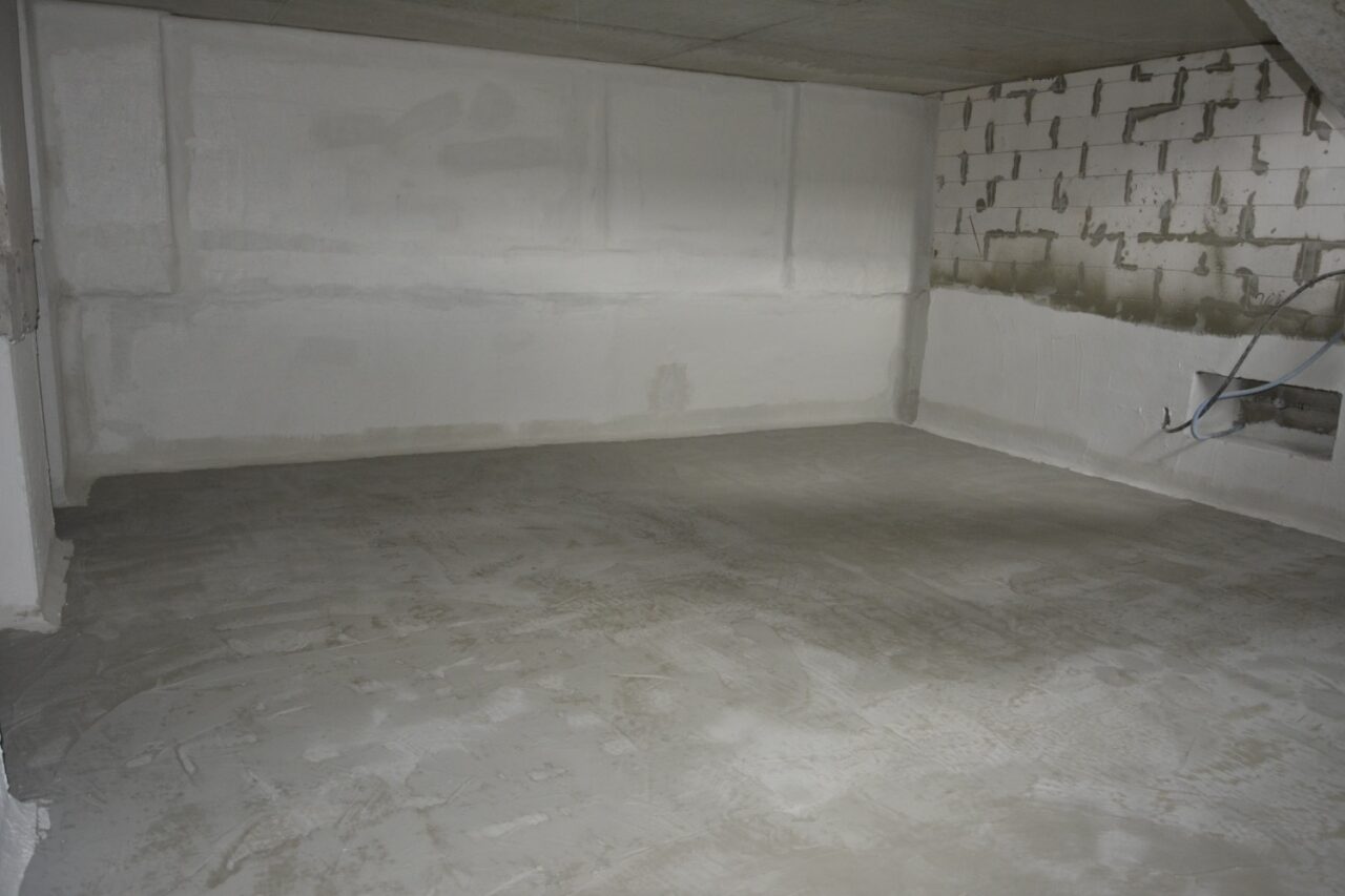 Гідроізоляція підвалу з бетонними монолітними стінами